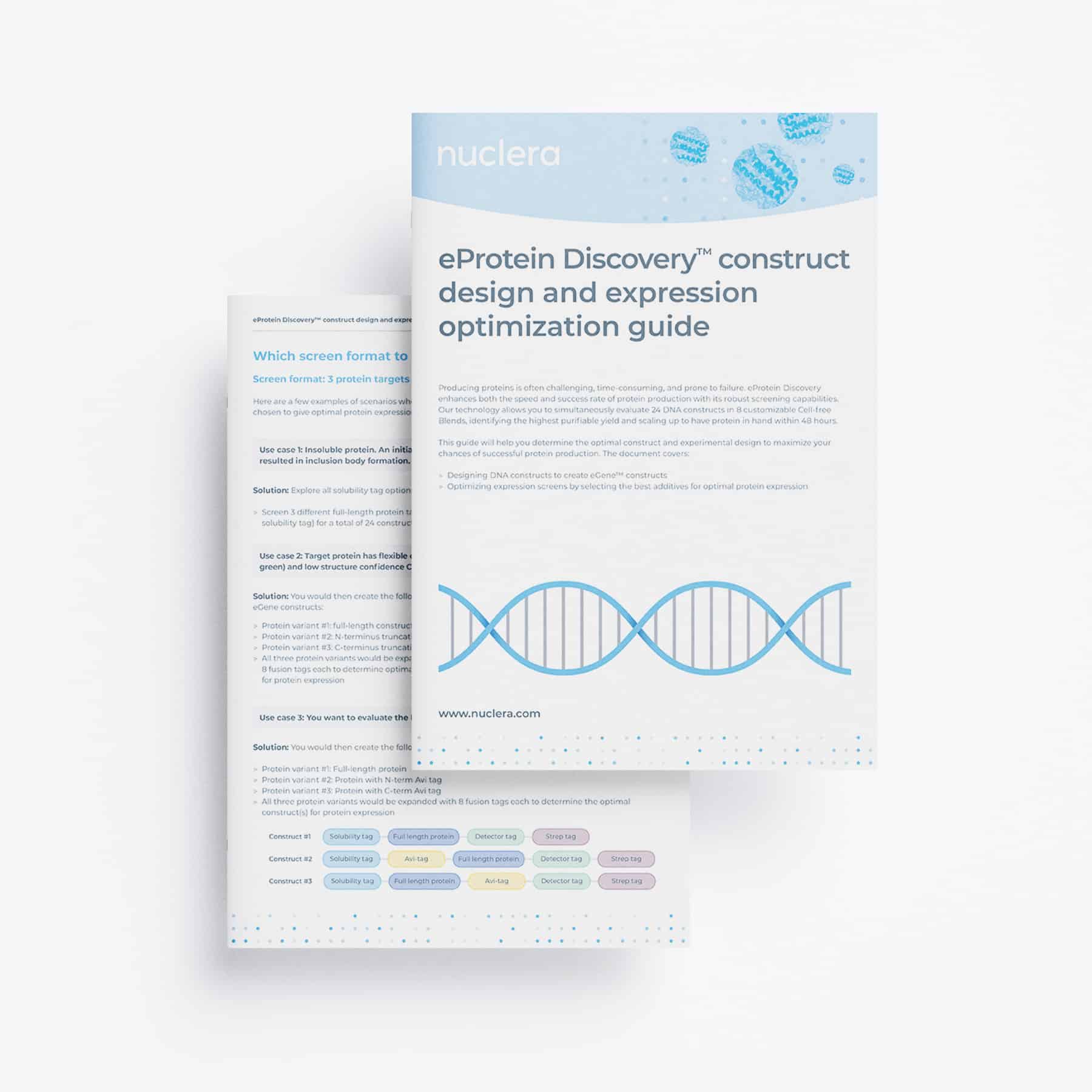 eProtein Discovery™ construct design and expression optimization guide